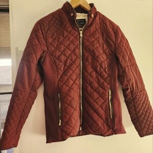 Cavalini Orginal Quilted Jacket - Burgundy